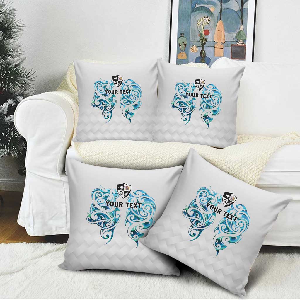 Queensland Maori Kiwi Personalised Pillow Cover Ma Kakariki Papua Shell Maori Tribal Tattoo - Aussie Hoodie
