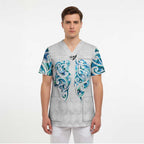 Queensland Maori Kiwi Personalised Scrub Top Ma Kakariki Papua Shell Maori Tribal Tattoo - Aussie Hoodie