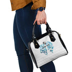 Queensland Maori Kiwi Personalised Shoulder Handbag Ma Kakariki Papua Shell Maori Tribal Tattoo