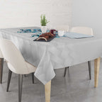 Queensland Maori Kiwi Personalised Tablecloth Ma Kakariki Papua Shell Maori Tribal Tattoo