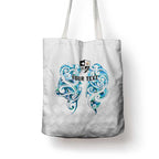 Queensland Maori Kiwi Personalised Tote Bag Ma Kakariki Papua Shell Maori Tribal Tattoo - Aussie Hoodie