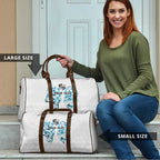 Queensland Maori Kiwi Personalised Travel Bag Ma Kakariki Papua Shell Maori Tribal Tattoo - Aussie Hoodie