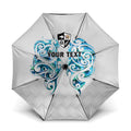 Queensland Maori Kiwi Personalised Umbrella Ma Kakariki Papua Shell Maori Tribal Tattoo - Aussie Hoodie