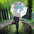 Queensland Maori Kiwi Personalised Umbrella Ma Kakariki Papua Shell Maori Tribal Tattoo - Aussie Hoodie