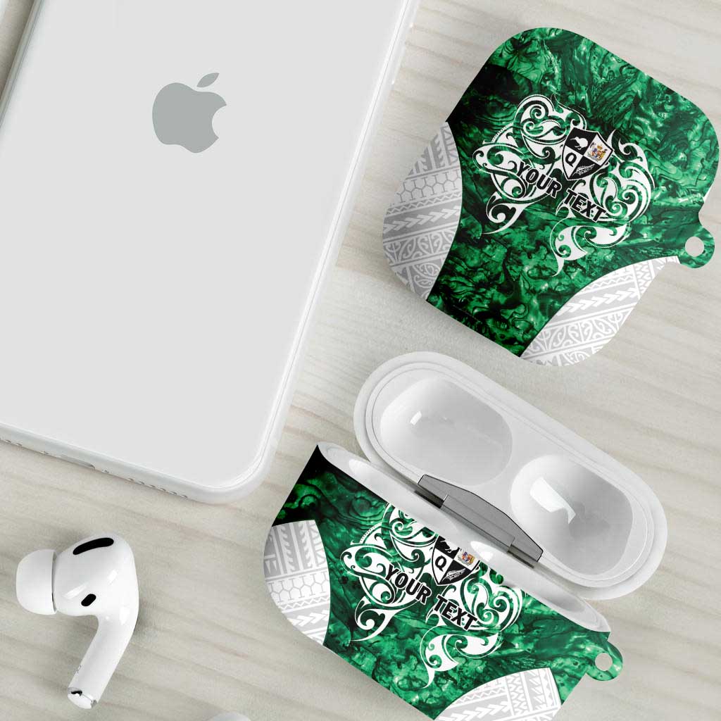 Queensland Maori Kiwi Personalised AirPods Case Kikirangi Papua Shell Maori Tribal Tattoo - Aussie Hoodie
