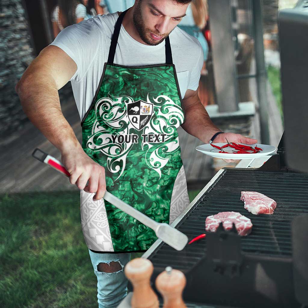 Queensland Maori Kiwi Personalised Apron Kikirangi Papua Shell Maori Tribal Tattoo - Aussie Hoodie