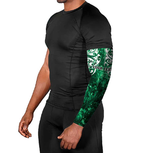 Queensland Maori Kiwi Personalised Arm Sleeves Kikirangi Papua Shell Maori Tribal Tattoo - Aussie Hoodie