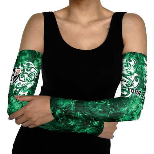 Queensland Maori Kiwi Personalised Arm Sleeves Kikirangi Papua Shell Maori Tribal Tattoo - Aussie Hoodie