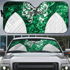 Queensland Maori Kiwi Personalised Auto Sun Shade Kikirangi Papua Shell Maori Tribal Tattoo - Aussie Hoodie