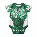 Queensland Maori Kiwi Personalised Baby Onesie Kikirangi Papua Shell Maori Tribal Tattoo