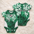 Queensland Maori Kiwi Personalised Baby Onesie Kikirangi Papua Shell Maori Tribal Tattoo