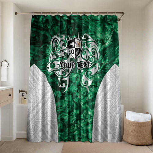Queensland Maori Kiwi Personalised Bathroom Set Kikirangi Papua Shell Maori Tribal Tattoo - Aussie Hoodie