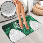 Queensland Maori Kiwi Personalised Bathroom Set Kikirangi Papua Shell Maori Tribal Tattoo - Aussie Hoodie