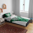 Queensland Maori Kiwi Personalised Bedding Set Kikirangi Papua Shell Maori Tribal Tattoo