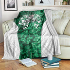 Queensland Maori Kiwi Personalised Blanket Kikirangi Papua Shell Maori Tribal Tattoo