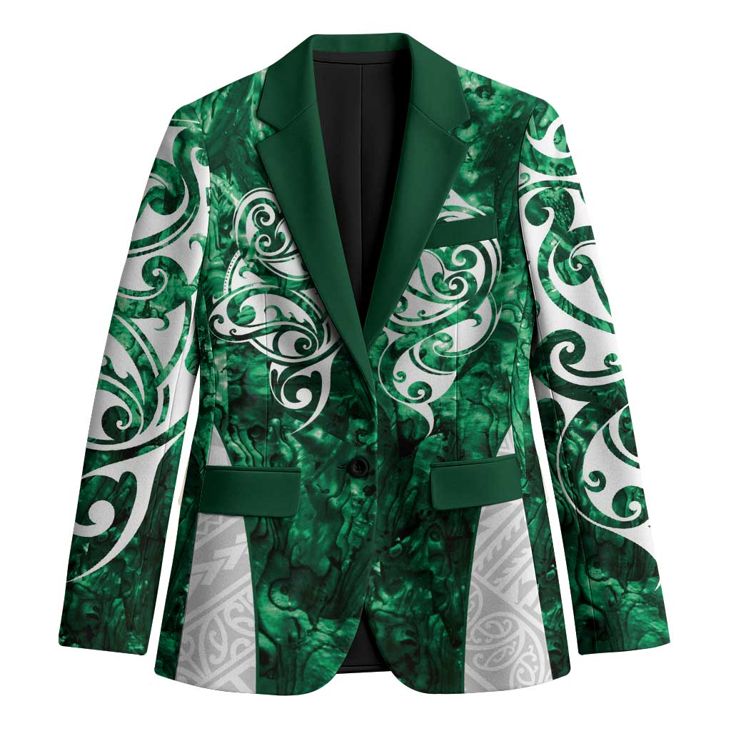 Queensland Maori Kiwi Personalised Blazer Kikirangi Papua Shell Maori Tribal Tattoo - Aussie Hoodie