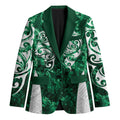 Queensland Maori Kiwi Personalised Blazer Kikirangi Papua Shell Maori Tribal Tattoo - Aussie Hoodie