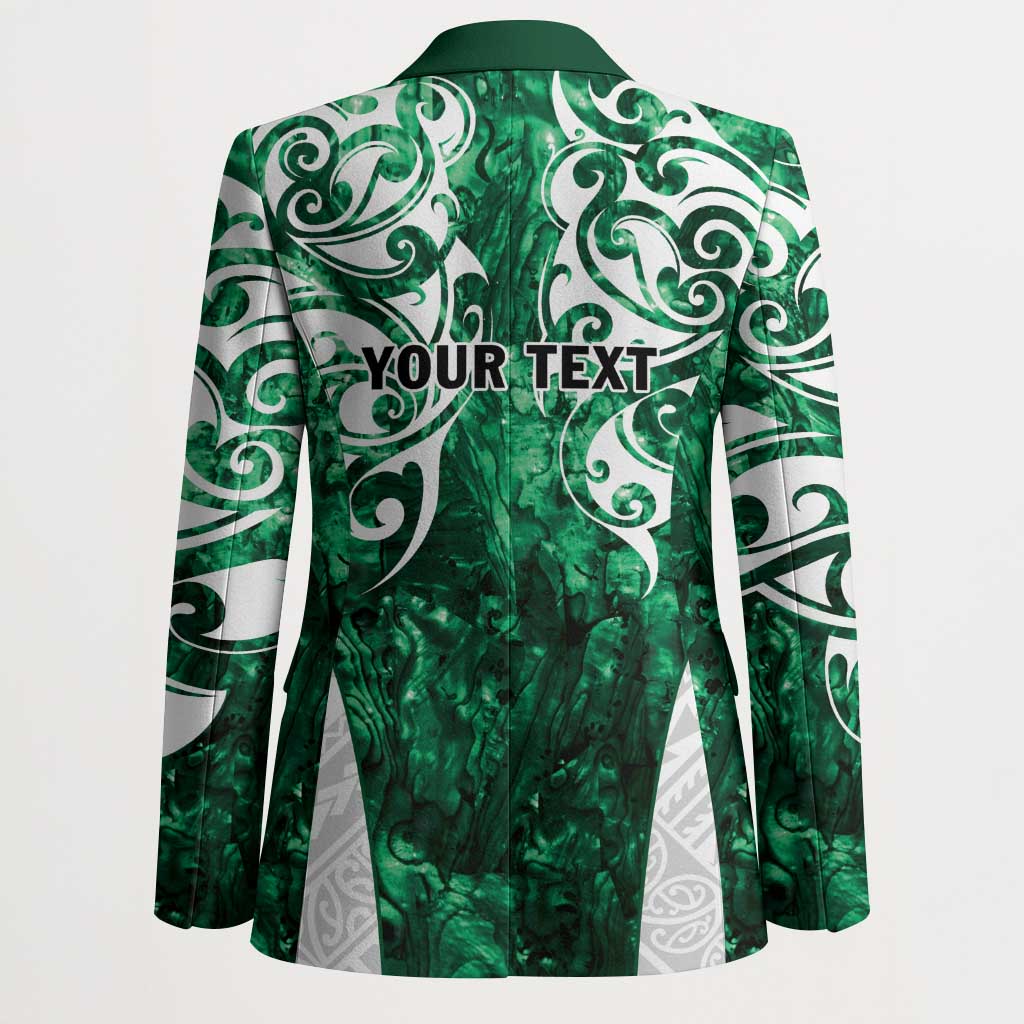Queensland Maori Kiwi Personalised Blazer Kikirangi Papua Shell Maori Tribal Tattoo - Aussie Hoodie