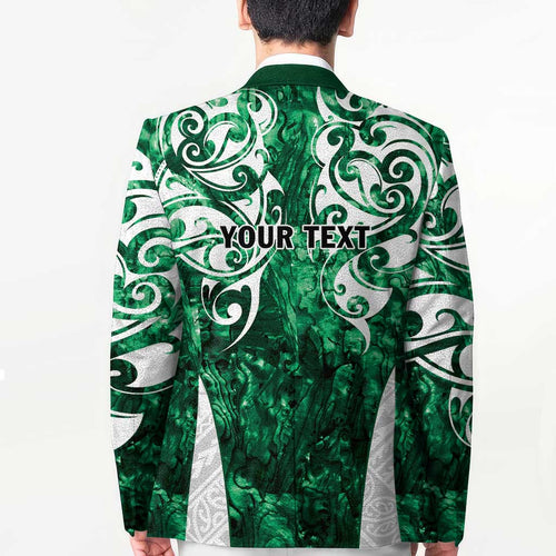 Queensland Maori Kiwi Personalised Blazer Kikirangi Papua Shell Maori Tribal Tattoo - Aussie Hoodie