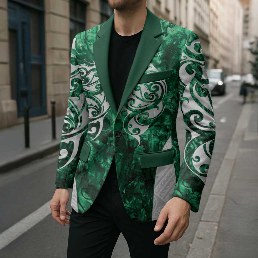 Queensland Maori Kiwi Personalised Blazer Kikirangi Papua Shell Maori Tribal Tattoo - Aussie Hoodie