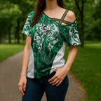 Queensland Maori Kiwi Personalised Cross Shoulder Shirt Kikirangi Papua Shell Maori Tribal Tattoo - Aussie Hoodie