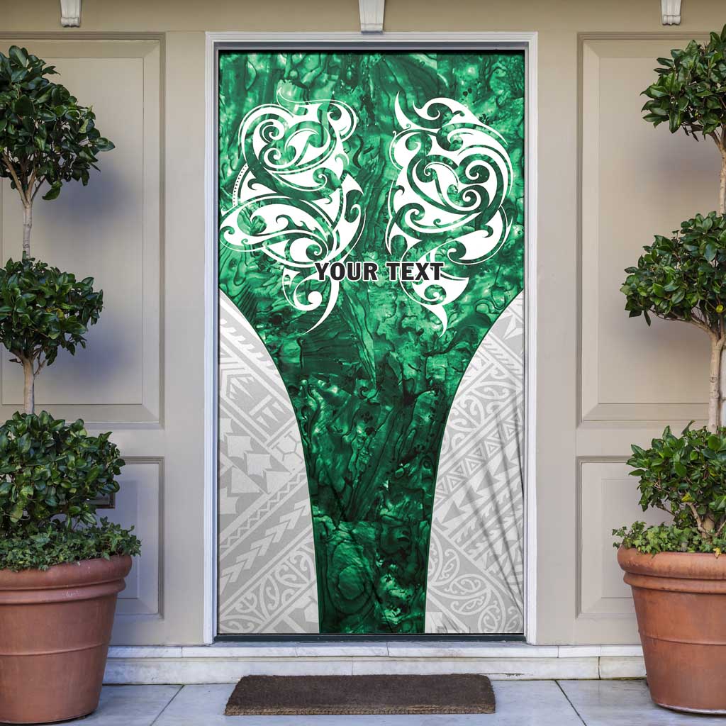 Queensland Maori Kiwi Personalised Door Cover Kikirangi Papua Shell Maori Tribal Tattoo - Aussie Hoodie