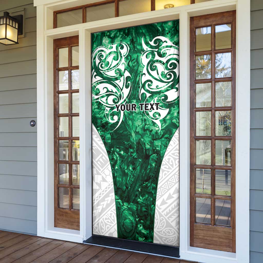 Queensland Maori Kiwi Personalised Door Cover Kikirangi Papua Shell Maori Tribal Tattoo - Aussie Hoodie