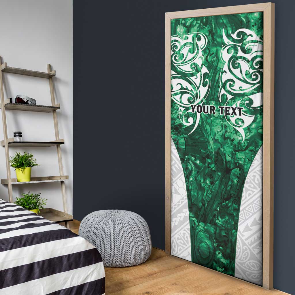 Queensland Maori Kiwi Personalised Door Cover Kikirangi Papua Shell Maori Tribal Tattoo - Aussie Hoodie