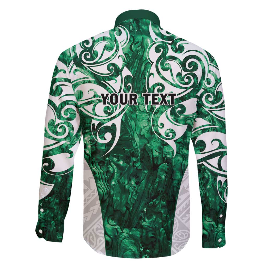 Queensland Maori Kiwi Personalised Family Matching Long Sleeve Bodycon Dress and Hawaiian Shirt Kikirangi Papua Shell Maori Tribal Tattoo
