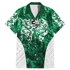 Queensland Maori Kiwi Personalised Family Matching Mermaid Dress and Hawaiian Shirt Kikirangi Papua Shell Maori Tribal Tattoo