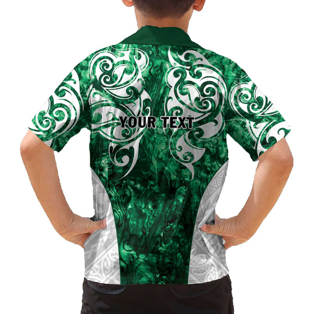 Queensland Maori Kiwi Personalised Family Matching Off The Shoulder Long Sleeve Dress and Hawaiian Shirt Kikirangi Papua Shell Maori Tribal Tattoo