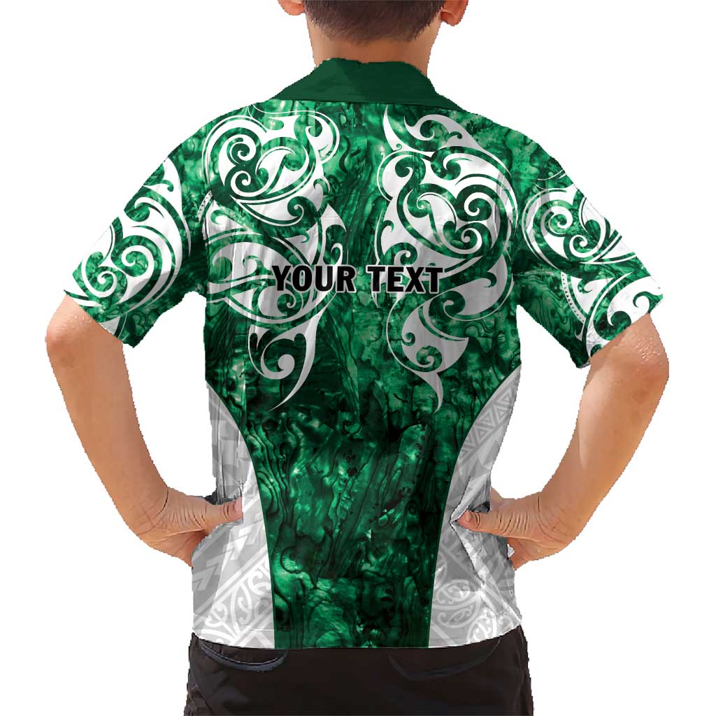 Queensland Maori Kiwi Personalised Family Matching Short Sleeve Bodycon Dress and Hawaiian Shirt Kikirangi Papua Shell Maori Tribal Tattoo