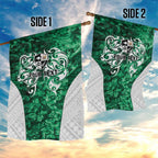 Queensland Maori Kiwi Personalised Garden Flag Kikirangi Papua Shell Maori Tribal Tattoo
