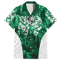 Queensland Maori Kiwi Personalised Hawaiian Shirt Kikirangi Papua Shell Maori Tribal Tattoo