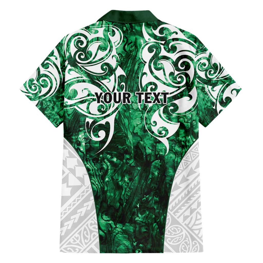 Queensland Maori Kiwi Personalised Hawaiian Shirt Kikirangi Papua Shell Maori Tribal Tattoo