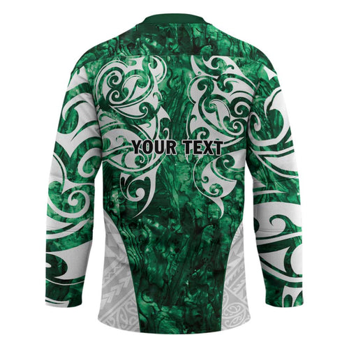Queensland Maori Kiwi Personalised Hockey Jersey Kikirangi Papua Shell Maori Tribal Tattoo - Aussie Hoodie