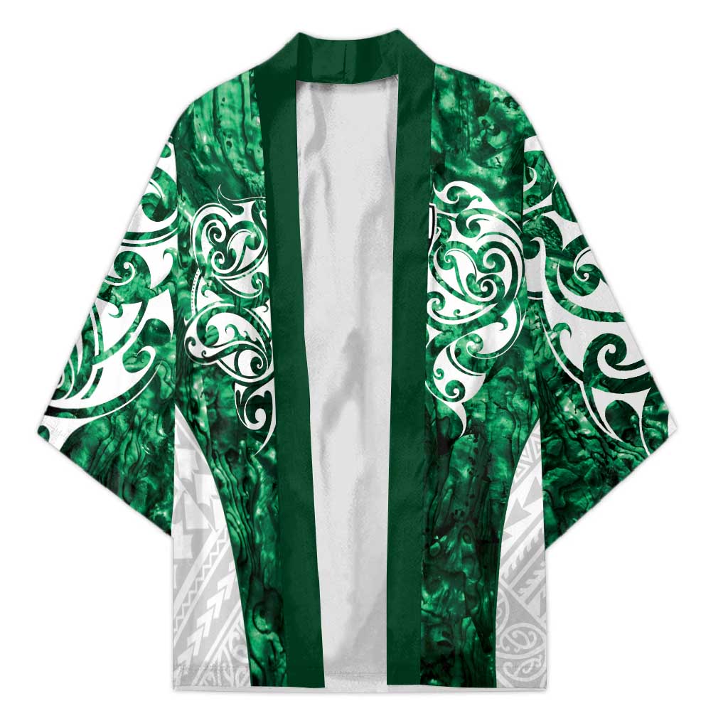 Queensland Maori Kiwi Personalised Kimono Kikirangi Papua Shell Maori Tribal Tattoo - Aussie Hoodie