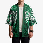 Queensland Maori Kiwi Personalised Kimono Kikirangi Papua Shell Maori Tribal Tattoo - Aussie Hoodie