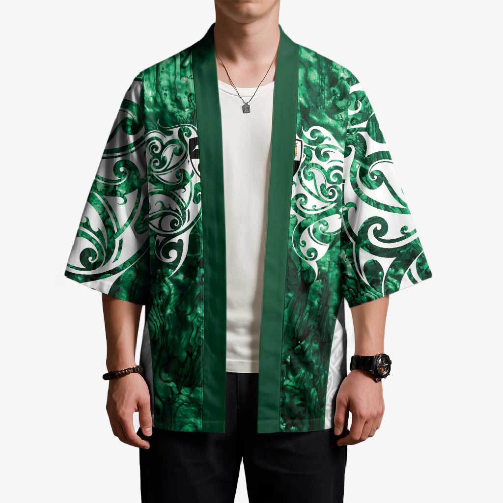 Queensland Maori Kiwi Personalised Kimono Kikirangi Papua Shell Maori Tribal Tattoo - Aussie Hoodie