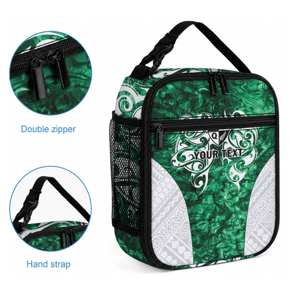 Queensland Maori Kiwi Personalised Lunch Bag Kikirangi Papua Shell Maori Tribal Tattoo