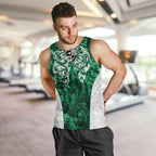 Queensland Maori Kiwi Personalised Men Tank Top Kikirangi Papua Shell Maori Tribal Tattoo