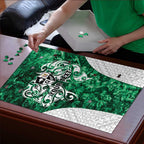 Queensland Maori Kiwi Personalised Puzzle Kikirangi Papua Shell Maori Tribal Tattoo - Aussie Hoodie