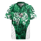 Queensland Maori Kiwi Personalised Rugby Jersey Kikirangi Papua Shell Maori Tribal Tattoo