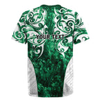 Queensland Maori Kiwi Personalised Rugby Jersey Kikirangi Papua Shell Maori Tribal Tattoo