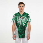 Queensland Maori Kiwi Personalised Scrub Top Kikirangi Papua Shell Maori Tribal Tattoo - Aussie Hoodie