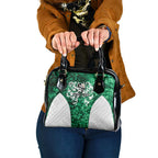 Queensland Maori Kiwi Personalised Shoulder Handbag Kikirangi Papua Shell Maori Tribal Tattoo