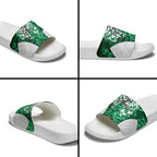 Queensland Maori Kiwi Personalised Slide Sandals Kikirangi Papua Shell Maori Tribal Tattoo - Aussie Hoodie
