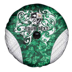 Queensland Maori Kiwi Personalised Spare Tire Cover Kikirangi Papua Shell Maori Tribal Tattoo
