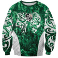 Queensland Maori Kiwi Personalised Sweatshirt Kikirangi Papua Shell Maori Tribal Tattoo