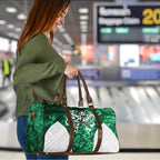Queensland Maori Kiwi Personalised Travel Bag Kikirangi Papua Shell Maori Tribal Tattoo - Aussie Hoodie